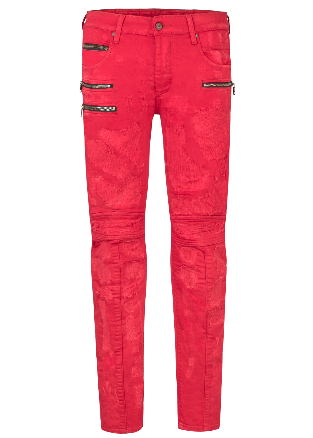 red rockstar jeans