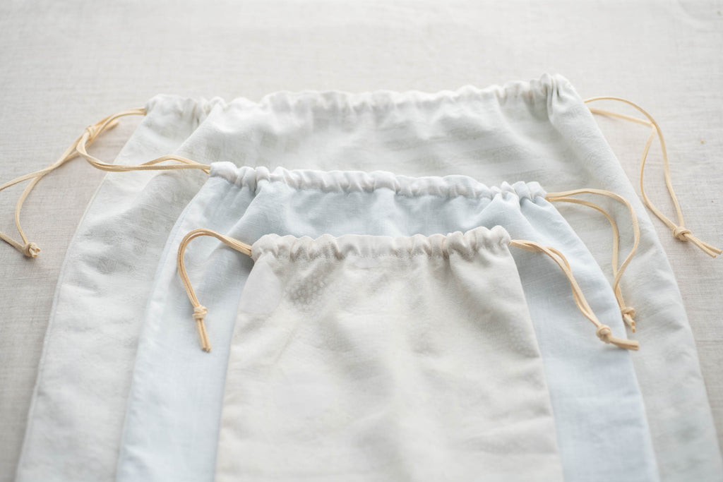 Drawstring Bags by Sanae Ishida