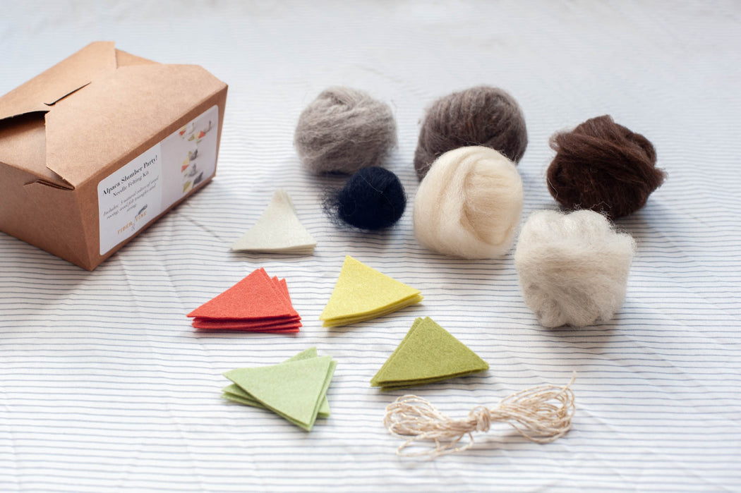 Alpaca Slumber Party Garland Kits - Making