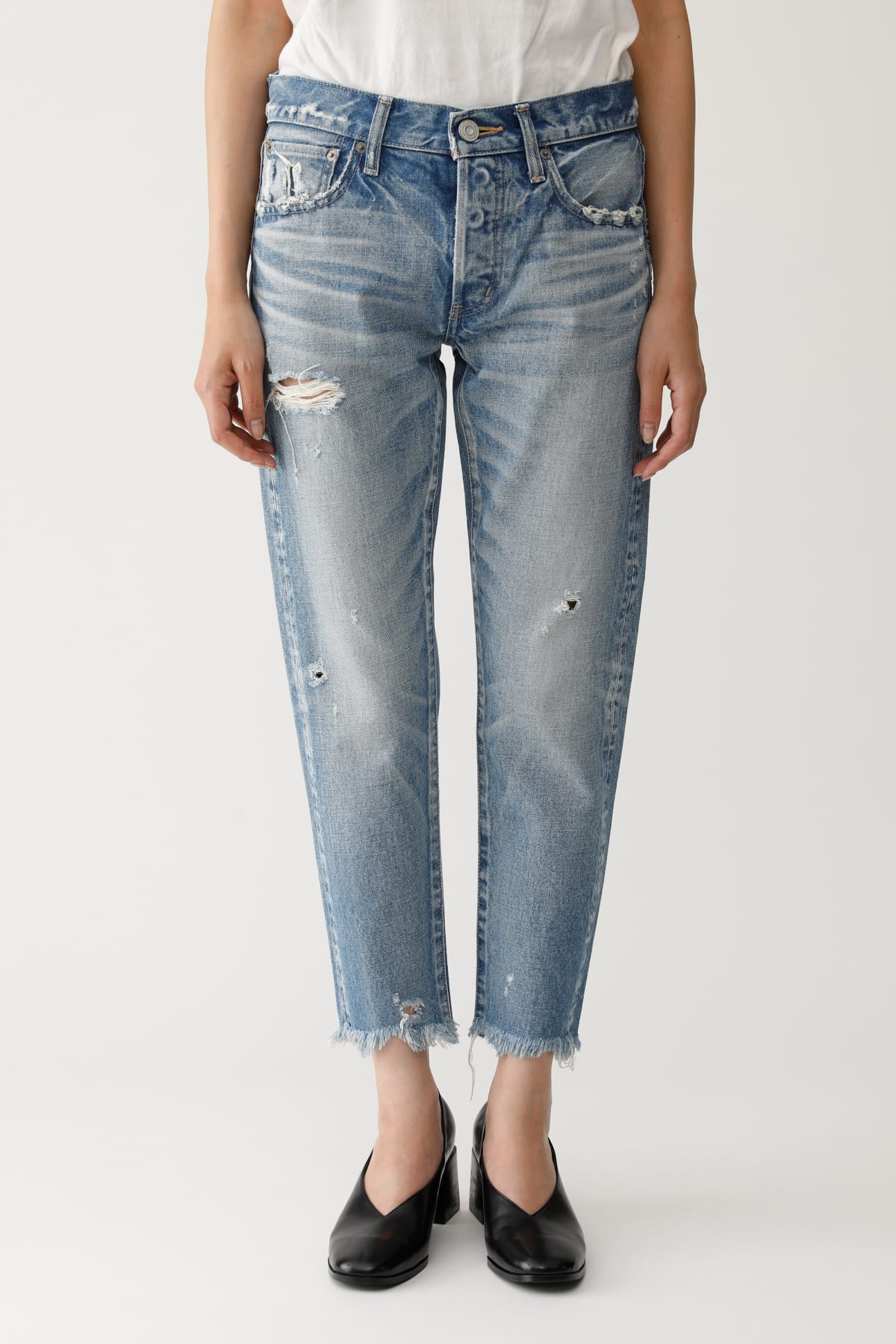 Moussy Vintage Kelley Tapered: L/Blu– Jean Theory: