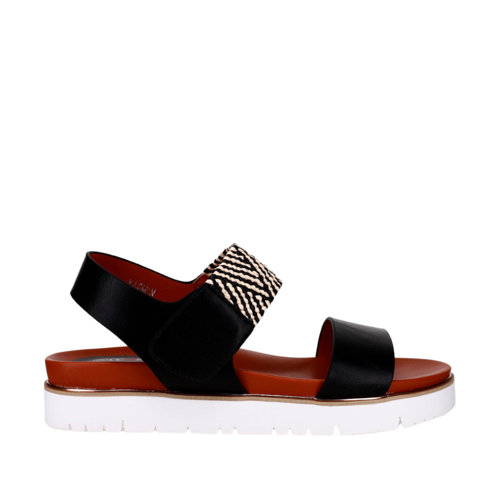 Yasmin - Black / Tan | CC Resorts Footwear