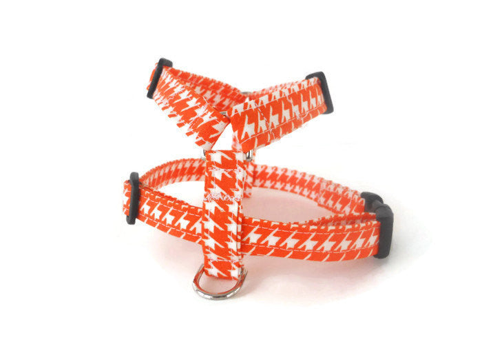 houndstooth dog harness