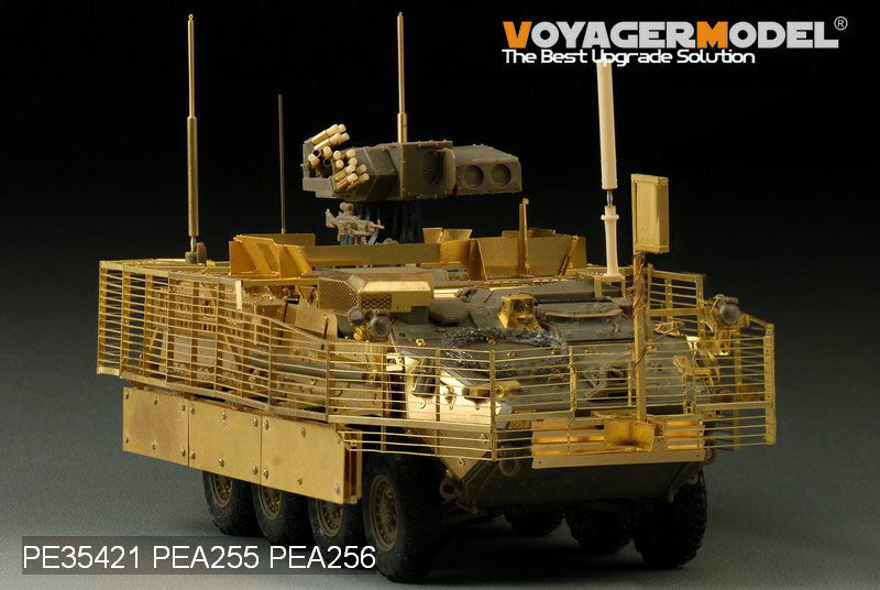 Voyager model metal etching sheet PEA256 "West Rick" armored vehicle is a IED jammer / high power antenna / identification board.