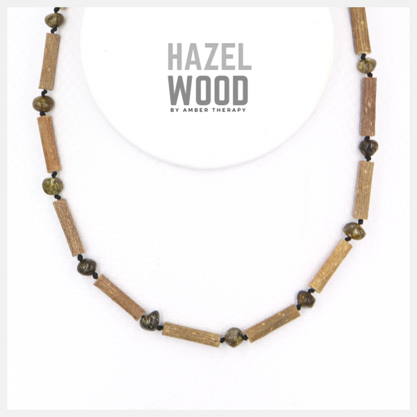 amber and hazelwood necklace