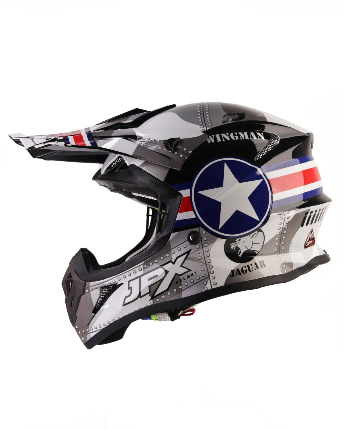 all white dirt bike helmet