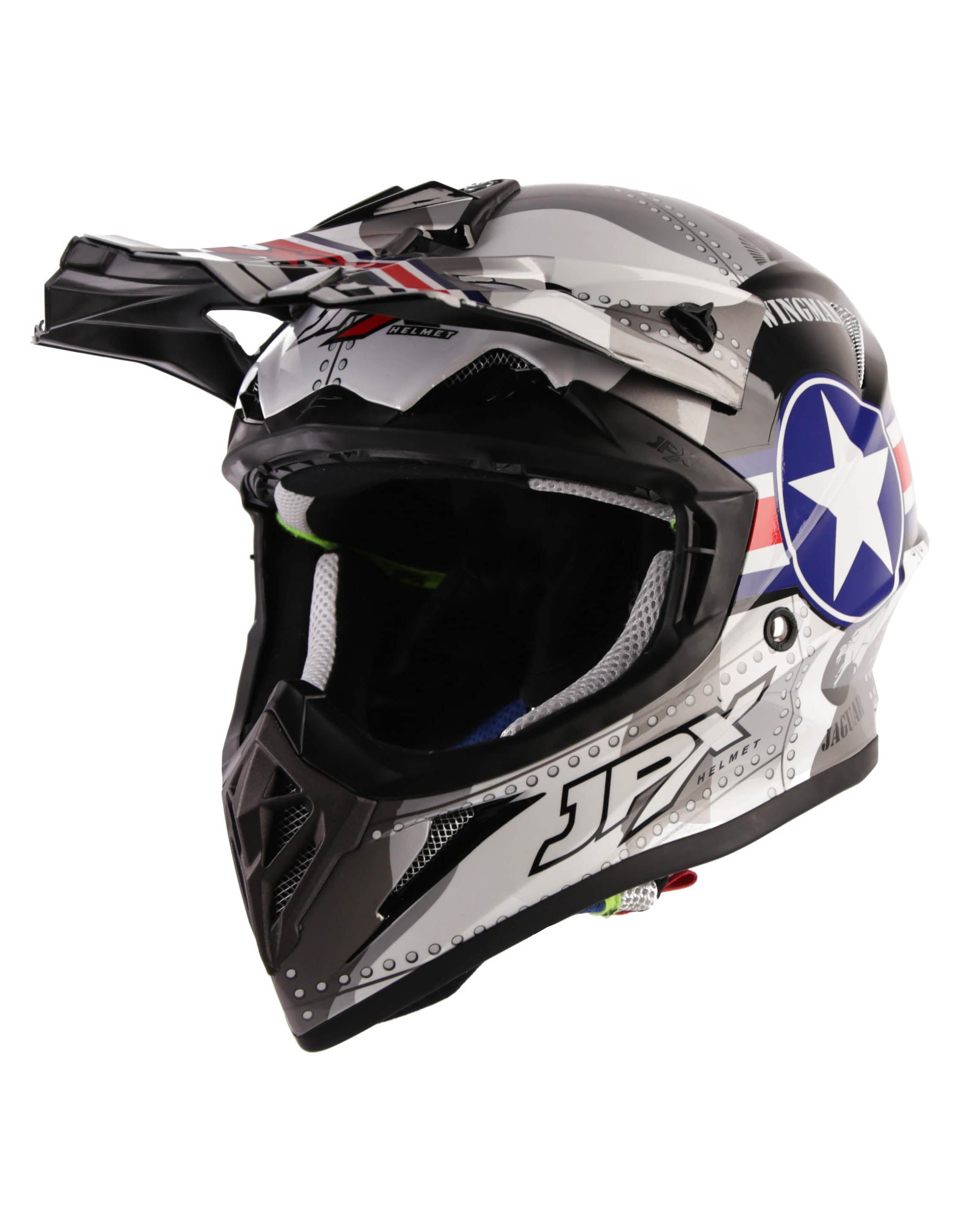 all white dirt bike helmet