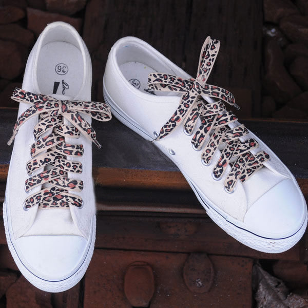 animal print shoe laces