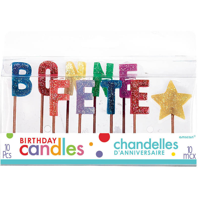 Bonne Fete Pick Candles – Us Novelty