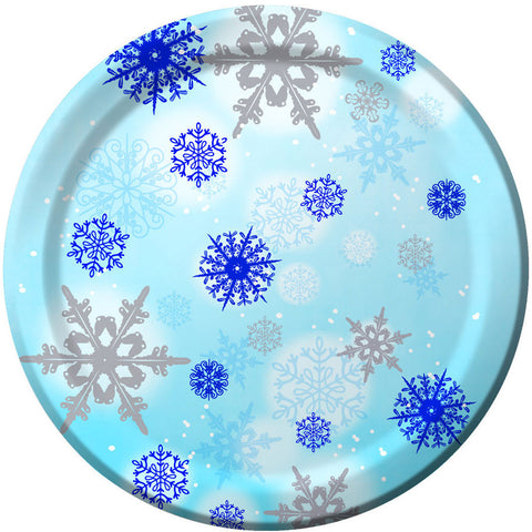 Snowflake Swirl Decorations 12ct