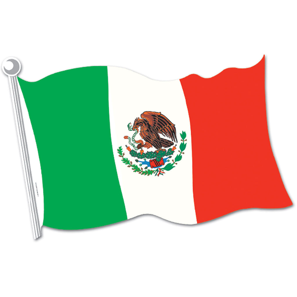 Mexican Flag Cutout – US Novelty