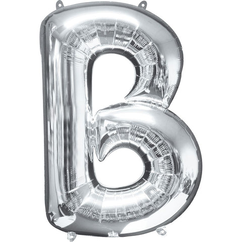 34 Silver Letter A Balloon #15230-34S