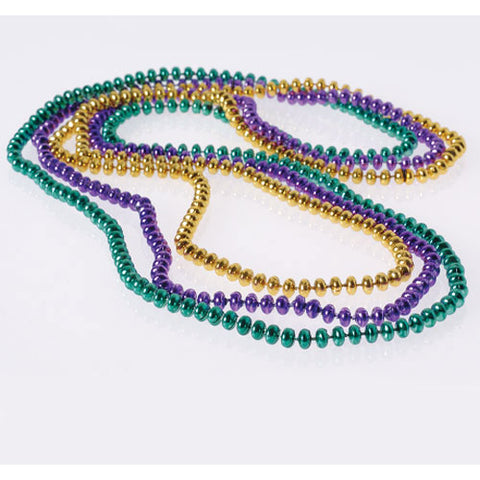 Mardi Gras Beads Silver 1ct