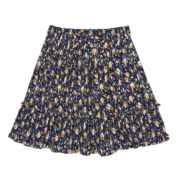 Mini Pleated Floral Skirt – Kidpik