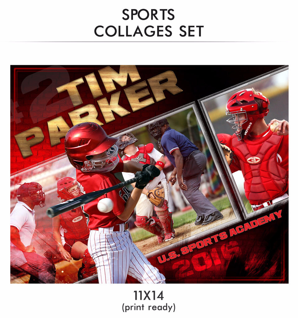 Parker Sports Collage Template
