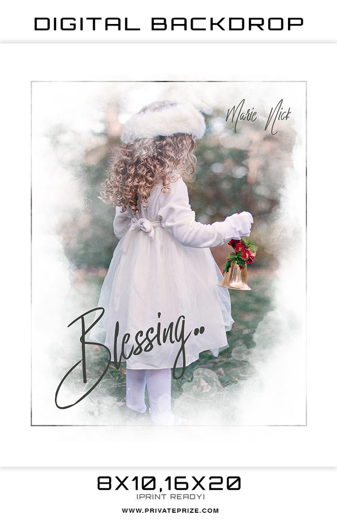 Buy Blessings Digital Background Template Online | Privateprize Photography Photoshop  templates – PrivatePrize - Photography Templates