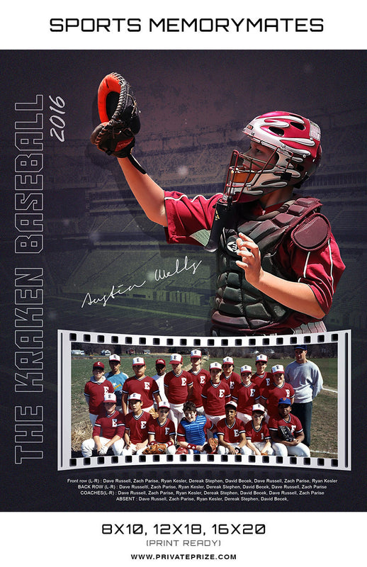 the-karken-baseball-sports-collage-photoshop-template