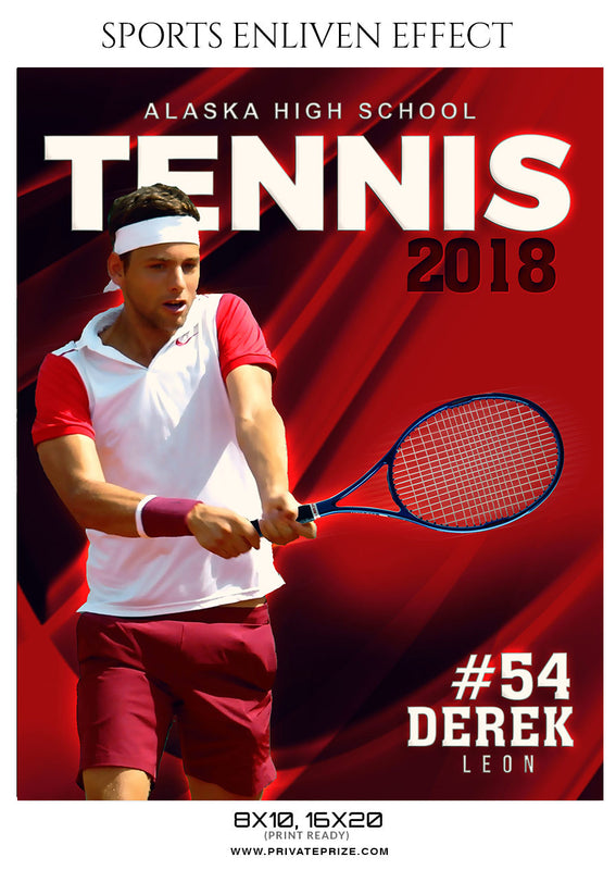 derek leon-tennis - sports enliven effect