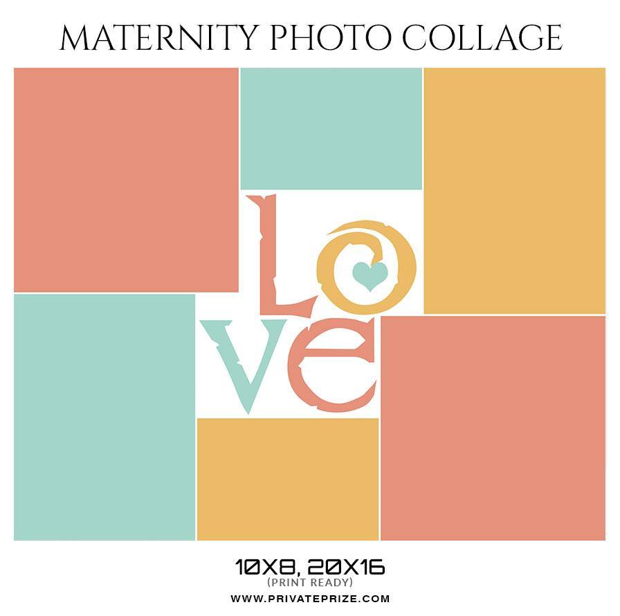 Love Maternity - Photo Collage Template - PrivatePrize - Photography ...