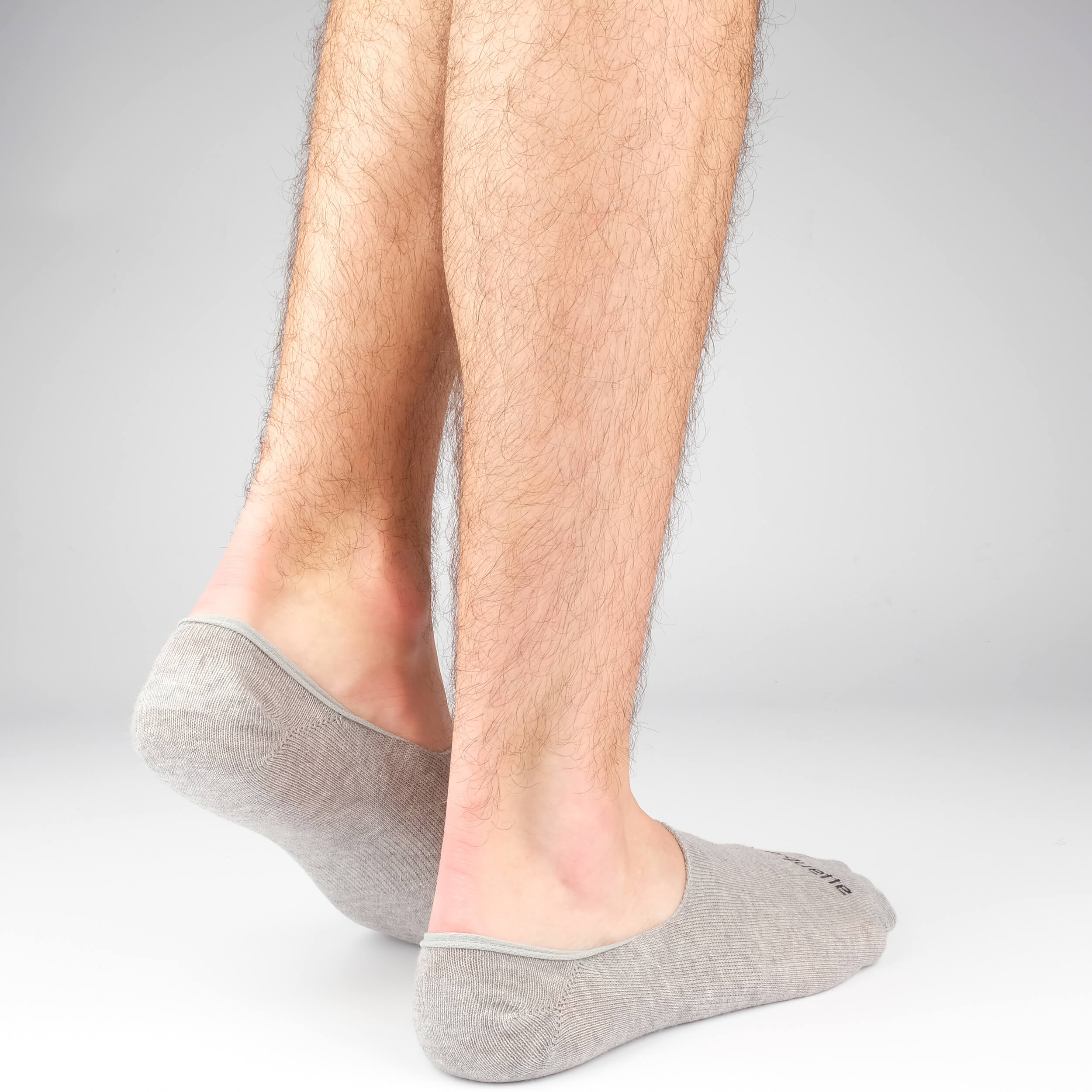 mens grey no show socks