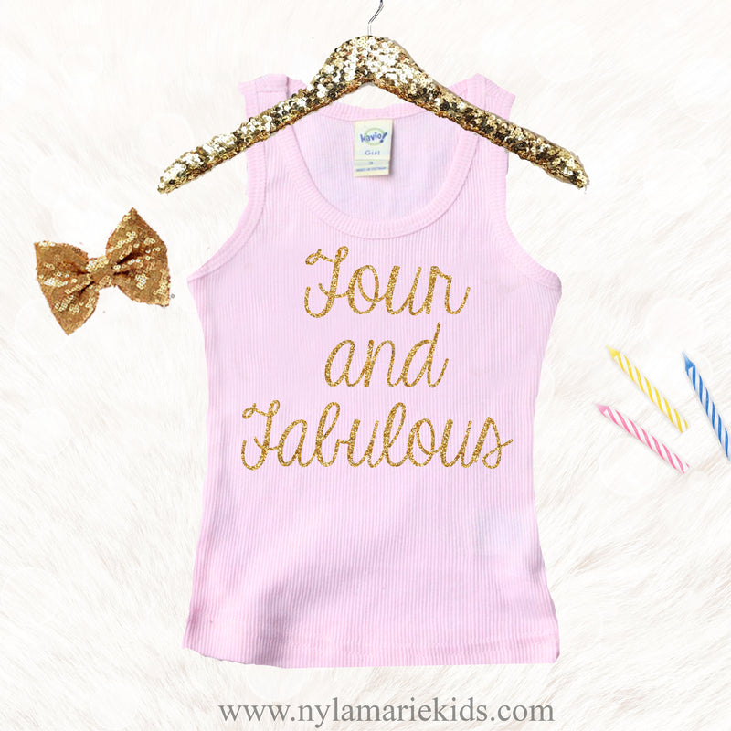 4th birthday girl shirt