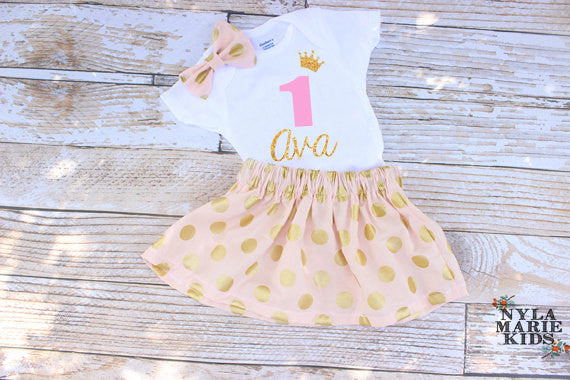 personalized first birthday outfit