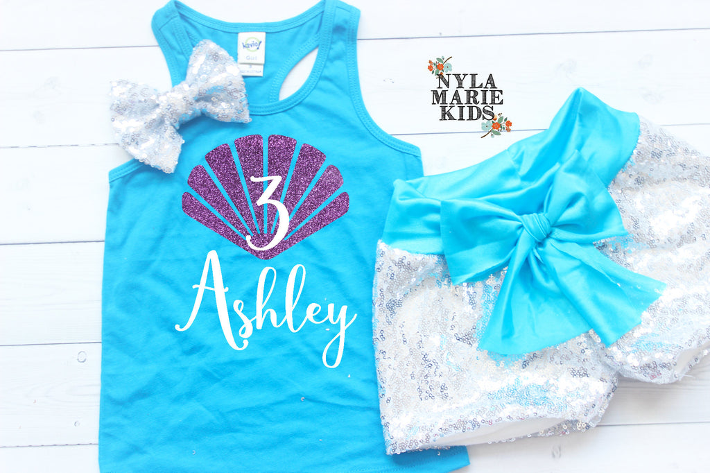 mermaid outfits for birthday