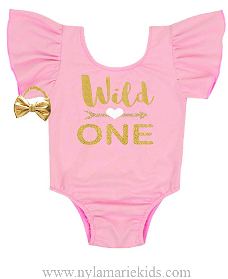 one year old girl birthday outfit
