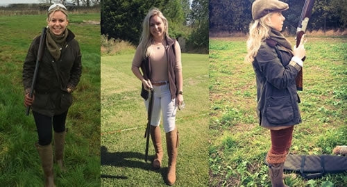 shooting style for women. ladies shooting outfits. 