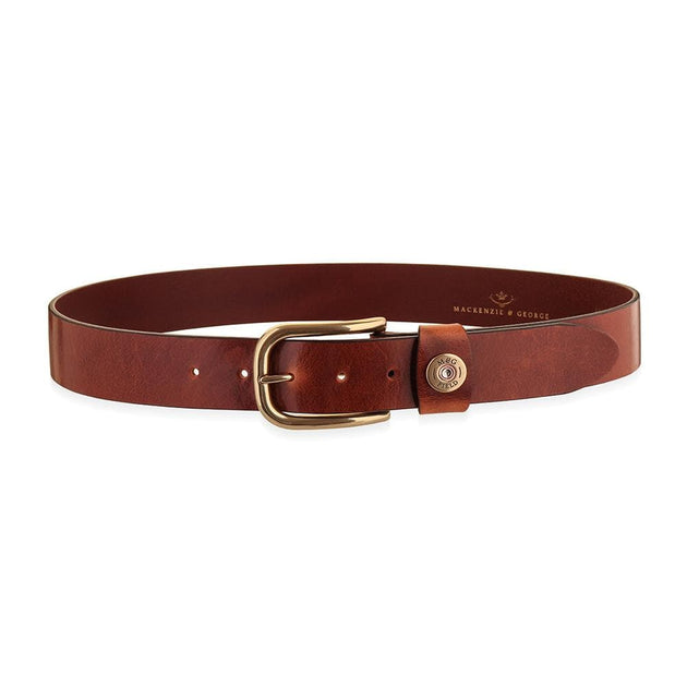 Wycombe - Shotgun Cartridge Shell Leather Belt | Mackenzie & George