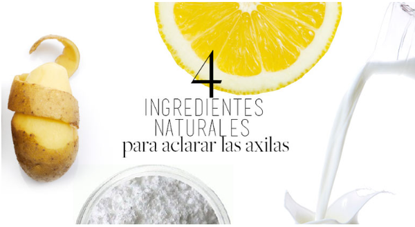 4 ingredientes naturales para aclarar las axilas – ZALAGOGA