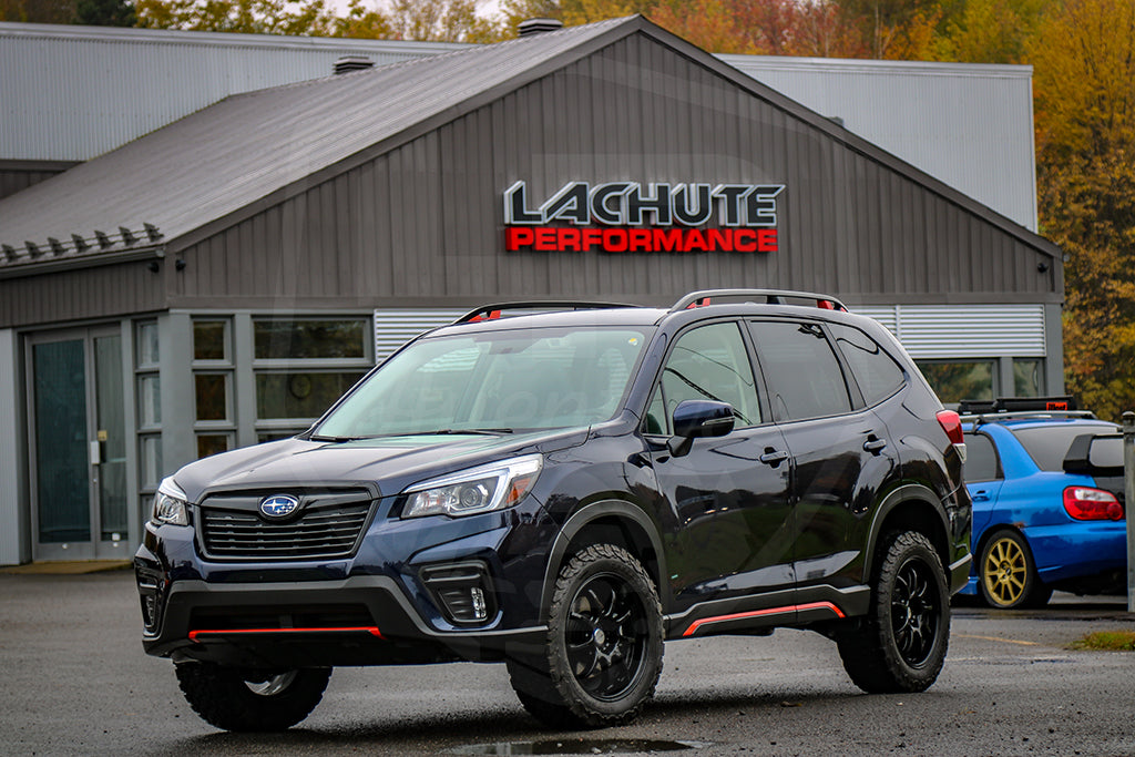 LP Aventure lift kit for the new 2019 Subaru Forester. LP Aventure Inc