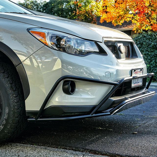 Two models of bumper guard are now available for the Subaru XV Crosstr