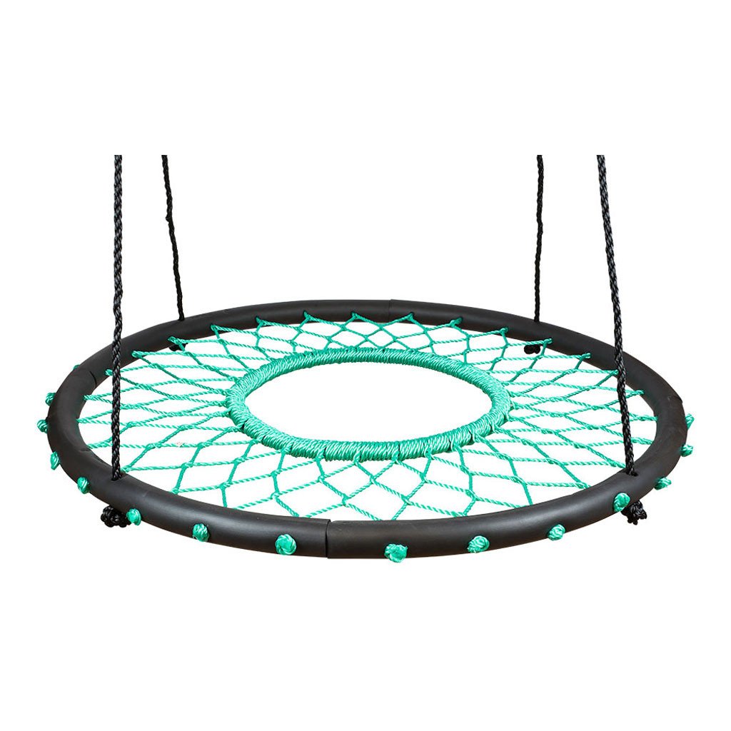 Tarzan Tire Spider Web Swing Seat Green By Swinging Monkey