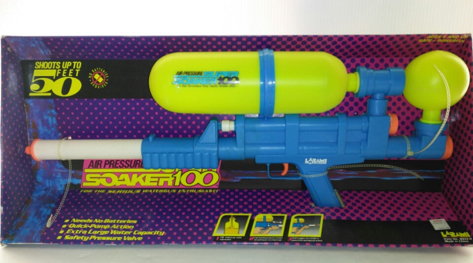 Larami Super Soaker 100 Water Gun We Got Character