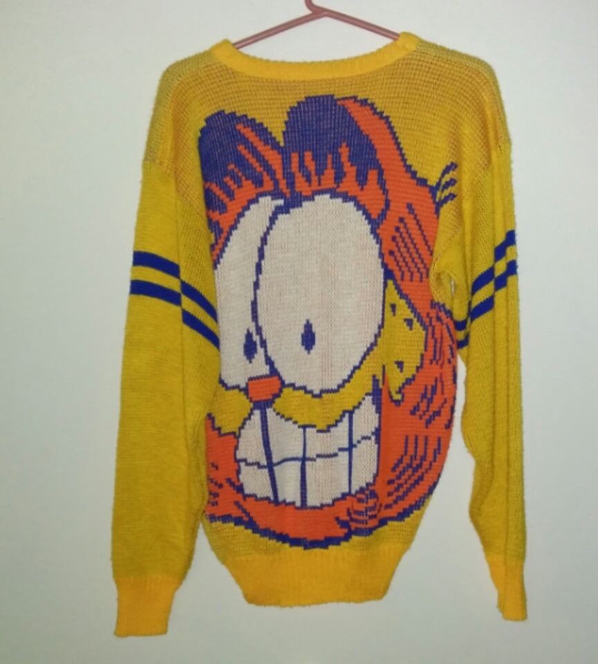 Garfield Knitted Sweater The Big Cat We Got Character