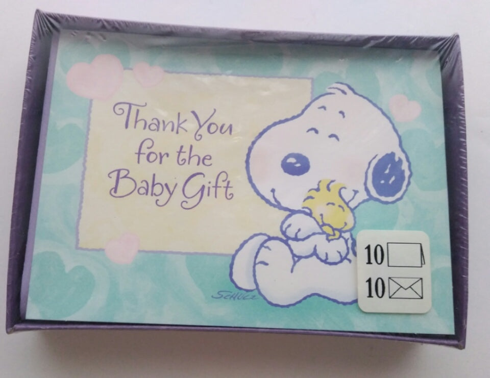 My Little Snoopy Thank You Cards Hallmark We Got Character