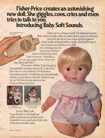 fisher price soft doll