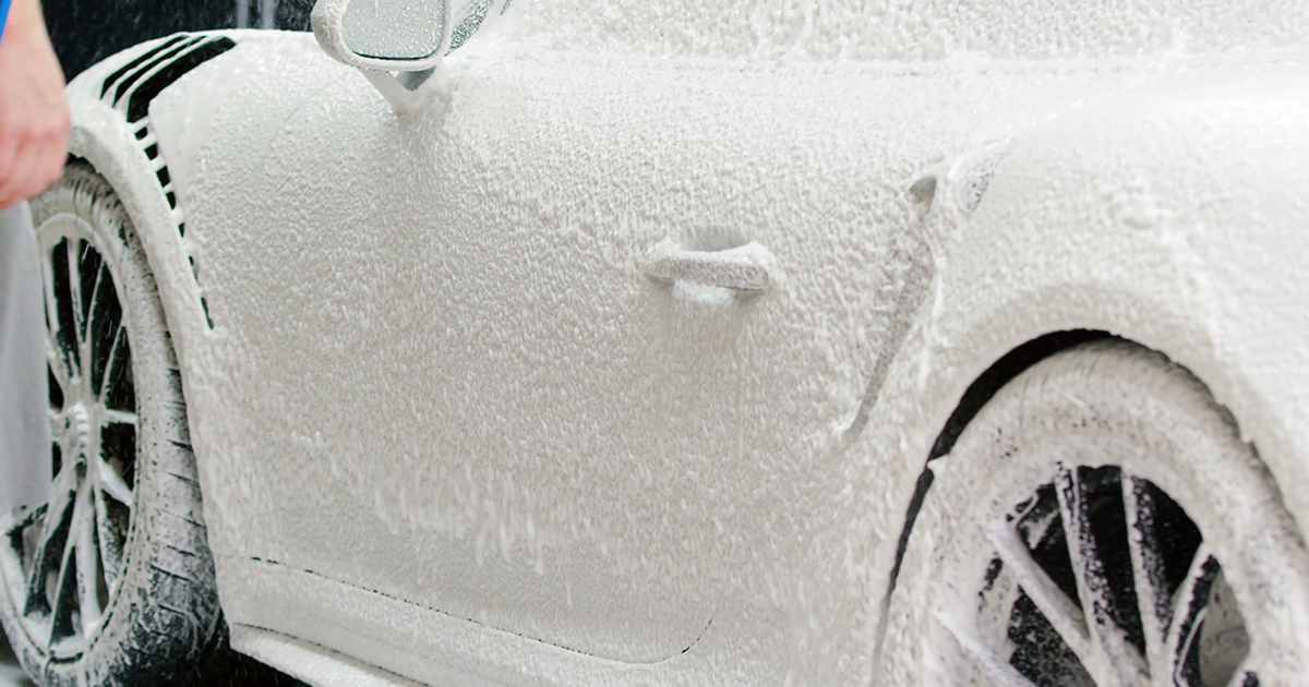 Porsche GT3RS with Koch Chemie Gentle Soap Foam