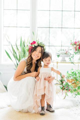 joy green and daughter