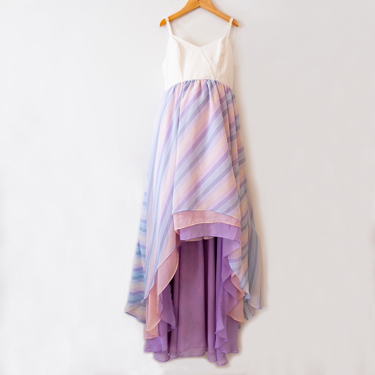 pastel rainbow dress