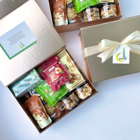 Hari Raya Christmas corporate custom corporate client media drop design food gift hamper singapore delivery 