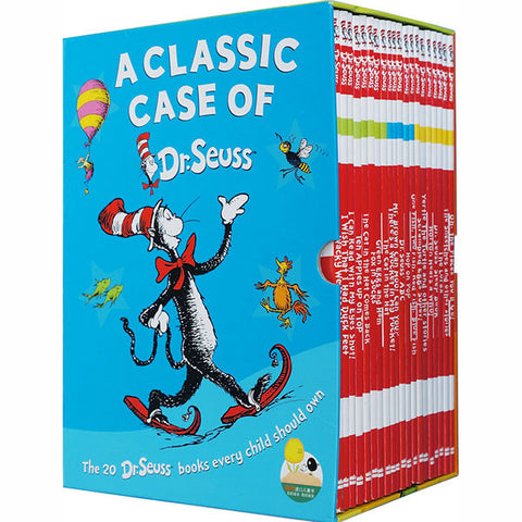 A Classic Case of Dr Seuss - 20 Book Set - Gift Box Collection Pack ...