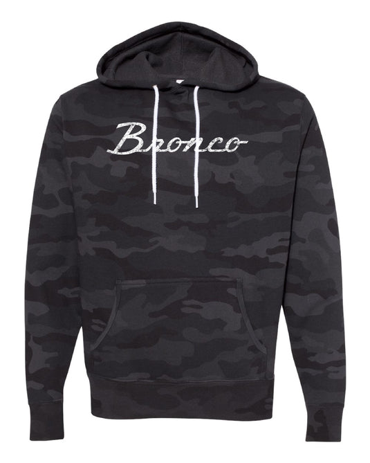 : Ford Bronco Vintage Star Bronco Pullover Hoodie