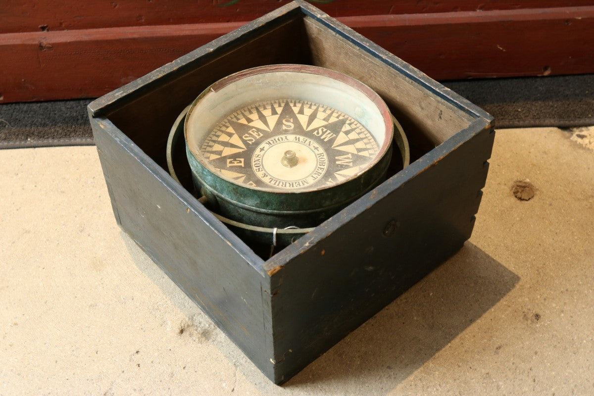 19th Century Compass by Robert Merrill
