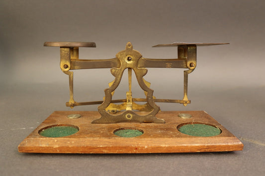 Vintage postal scales stock photo. Image of antique - 161615912