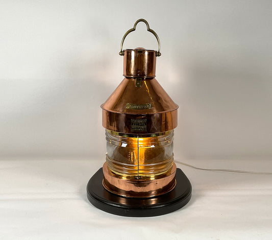 Anchor Lantern by Meteorite For Sale at 1stDibs  meteorite ships lantern,  anchor lamp, anchor lantern company