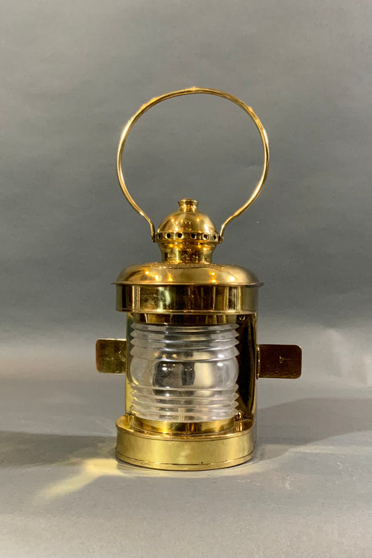 Solid Brass Ships Navigation Signal Lantern – Lannan Gallery