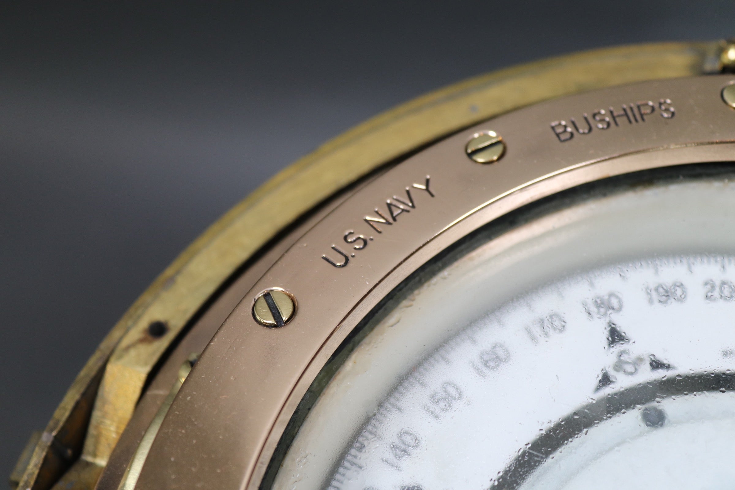 Brass U.S. Navy Binnacle Compass