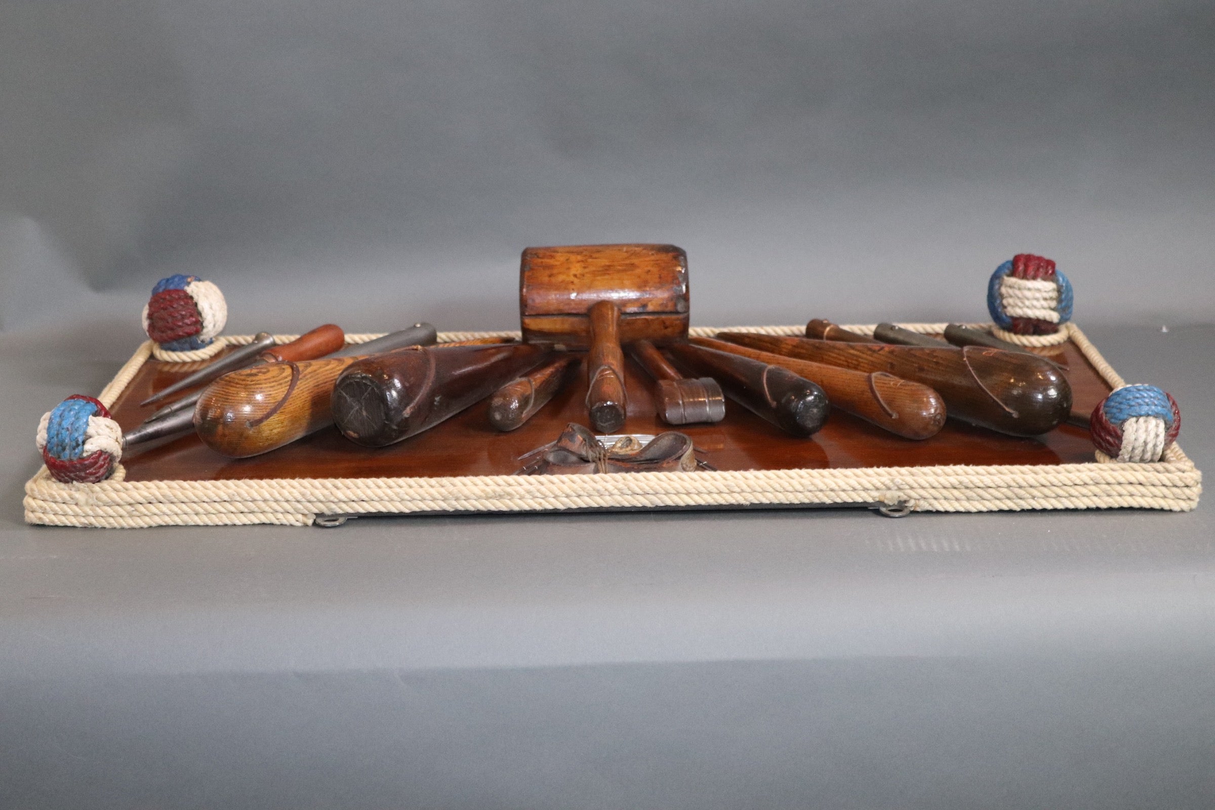 Museum Quality Ships Awl Board with Rope