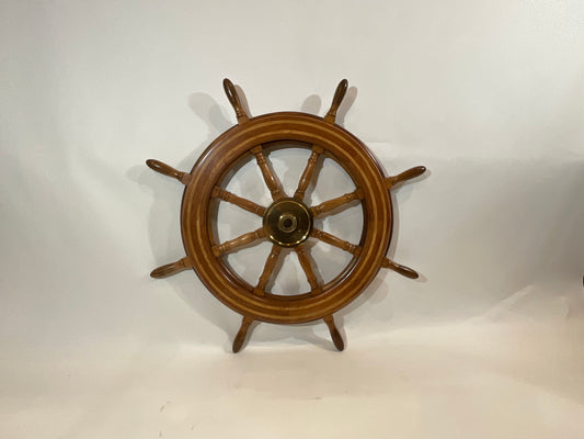 Twelve-Spoke Varnished Ship's Wheel, 60